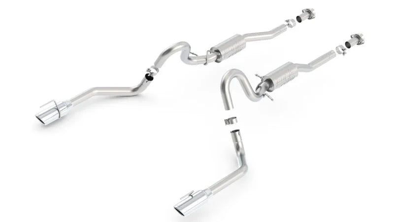 Borla 99-04 Ford Mustang GT 4.5L V8 AT/MT RWD 2dr ATAK SS Catback Exhaust - Side View
