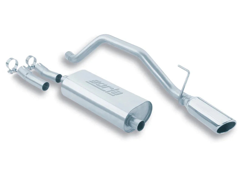 Borla 99-04 Jeep Grand Cherokee Limited/Laredo 4.0-4.7L / 02 Cherokee Sport 4.0L-4.7L Cat-Back Exhau - Side View