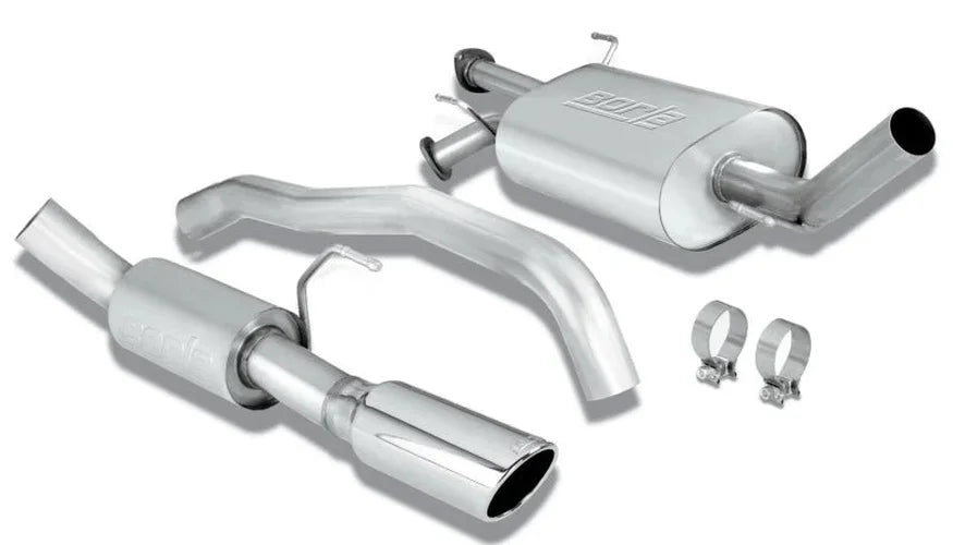 Borla 08-12 Toyota Sequoia SR5/Platinum/Ltd 5.7L 8cyl AT 6spd RWD/4WD SS Catback Exhaust - Side View