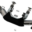 Load image into Gallery viewer, Borla 2020 Chevrolet Corvette C8 6.2L ATAK 3in Exhaust System Dual Round Angle Cut Carbon Fiber Tips - Detail View