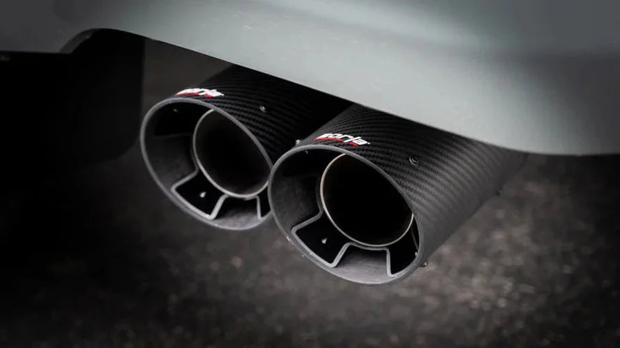 Borla 22-24 Toyota Tundra 3.4L V6 (Inc. Hyb.) Ext. Cab/STD Bed/145.7in WB ATAK Cat-Back - Carbon - Detail View