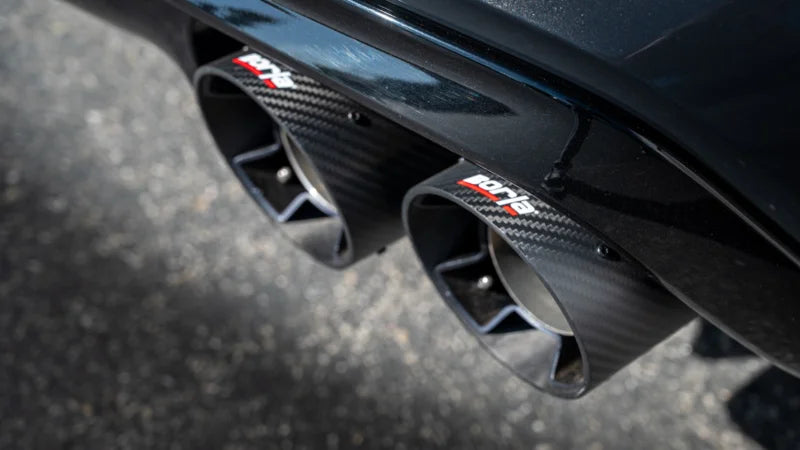 Borla ATAK Cat-Back Exhaust System fits 2020-2021 BMW M8 Gran COUPE / 2020-2025 BMW M8 Gran COUPE Competition - Side View