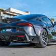 Load image into Gallery viewer, Borla ATAK Cat-Back Exhaust System w/ Black Chrome Tips fits 2020-2025 Toyota GR Supra - Side View