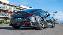 Load image into Gallery viewer, Borla ATAK Cat-Back Exhaust System w/ Black Chrome Tips fits 2020-2025 Toyota GR Supra - Side View