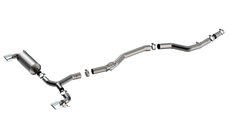 Borla ATAK Cat-Back Exhaust System w/ Chrome Tips fits 2020-2025 Toyota GR Supra - Main Product View
