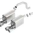 Load image into Gallery viewer, Borla 09-12 Chevy Corvette C6 Coupe/Convertible 6.2L 8cyl Aggressive ATAK Exhaust - Side View