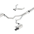 Load image into Gallery viewer, Borla Atak Cat-Back 15-17 Ford Mustang GT 5.0L V8 MT/AT 3in pipe 4in Black Chrome Tips - Main Product View