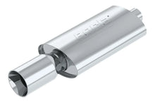 Load image into Gallery viewer, Borla Boomer Muffler Thumper Oval 2-1/4in In 4in Side Rount Out - Side View