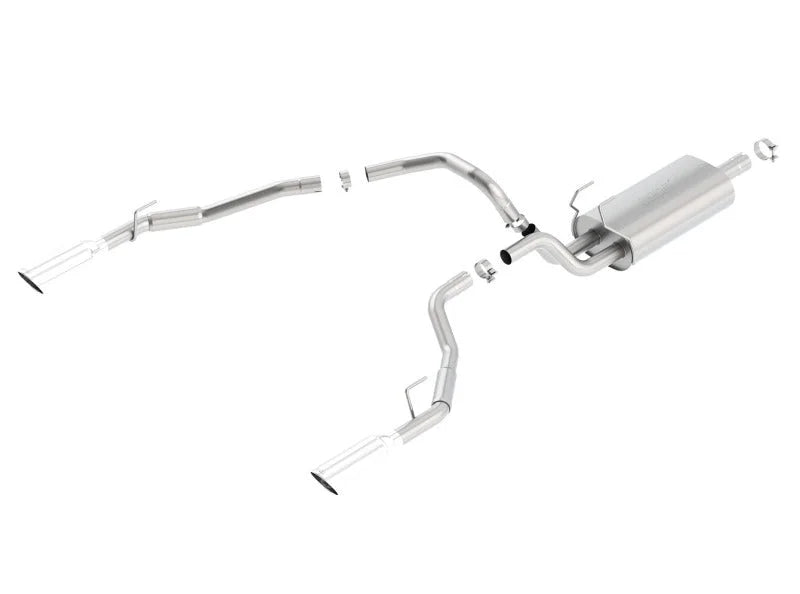 Borla Cat-Back Touring 09-15 Ram 1500 5.7L EC SB Truck Single Spilt Rear Exit Through Bumper - Detail View