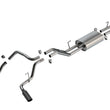 Load image into Gallery viewer, Borla Cat-Back Touring SS Catback Exhaust w/ Black Chrome Tips fits 2009-2021 Toyota Tundra 4.6L / 5.7L - Main Product View