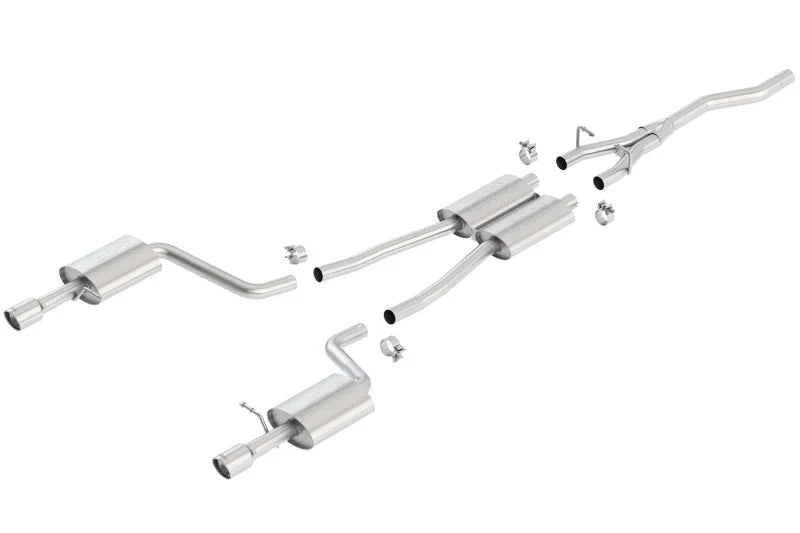 Borla Cat Back system for 02-08 Audi A4 Quattro 2.0L 4cyl - Main Product View