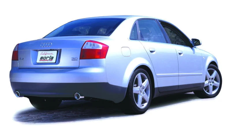 Borla Cat Back system for 02-08 Audi A4 Quattro 2.0L 4cyl - Detail View