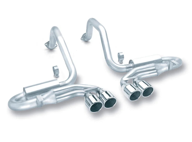 Borla Corvette Z06 Aggressive Catback Exhaust - Side View