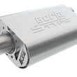 Load image into Gallery viewer, Borla CrateMuffler Big Block Chrysler/Dodge/Plymouth (Mopar) Offset/Offset 14inx4.35inx9in Muffler - Side View