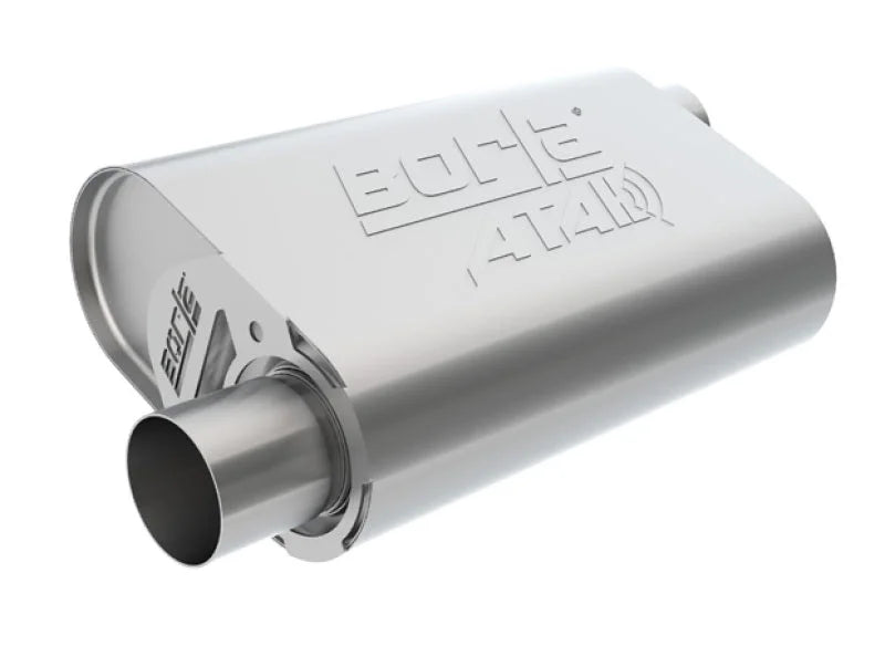 Borla CrateMuffler LS3 ATAK 2.5in Offset/Offset 14inx4.35inx9in Muffler - Main Product View