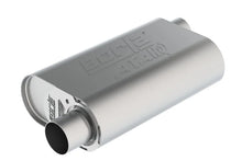 Load image into Gallery viewer, Borla CrateMuffler LS3 ATAK 2.5in Offset/Offset 14inx4.35inx9in Muffler - Side View