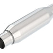 Load image into Gallery viewer, Borla CrateMuffler Resonator Option 2.25in Center/Center 3.5in Round x 10in - Side View