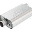 Load image into Gallery viewer, Borla CrateMuffler SBC Hot 350/383 2.5 inch Offset/Center 14in x 4.35in x 9in Oval Muffler - Side View