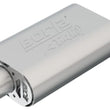 Load image into Gallery viewer, Borla CrateMuffler SBC Hot 350/383 3 inch Offset/Center 14in x 4.35in x 9in Oval Muffler - Side View