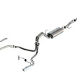 Load image into Gallery viewer, Borla F-150 2021 3.3L CC SB EC STB XL/XLT/Lariat/KR/Plnm/LTD 3/2.25 SRE Cat-Back ATAK Chrome Tips - Main Product View