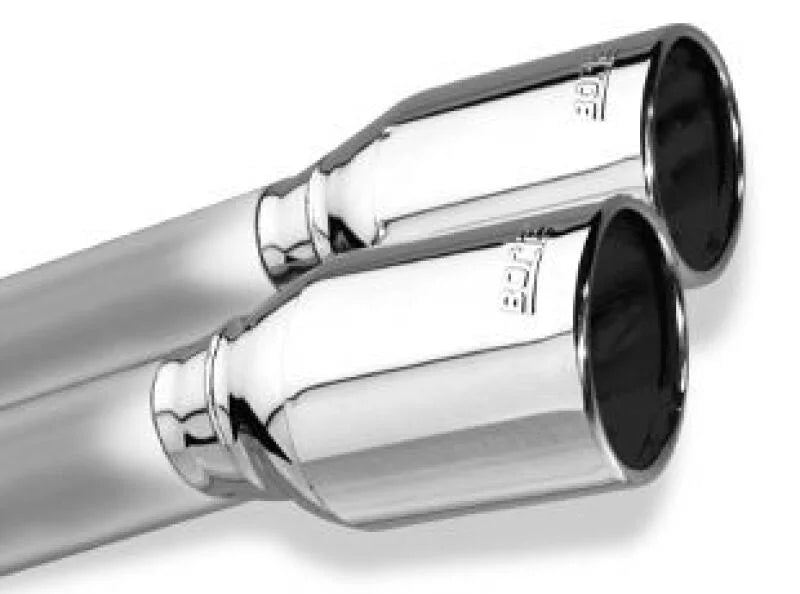 Borla F-150 2021 5.0L 2dr RC SB (122.8 WB) XL/XLT 3/2.25 DSE Cat-Back ATAK Chrome Tips - Side View