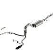 Load image into Gallery viewer, Borla F-150 2021 5.0L 4dr CC SB EC STB Lariat/KR/Pltm/LTD 3/2.25 SRE Cat-Back Touring Black CHR Tips - Main Product View