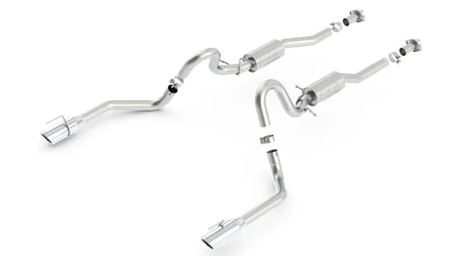 Borla 99-04 Ford Mustang GT 4.5L V8 AT/MT RWD 2dr ATAK SS Catback Exhaust - Side View