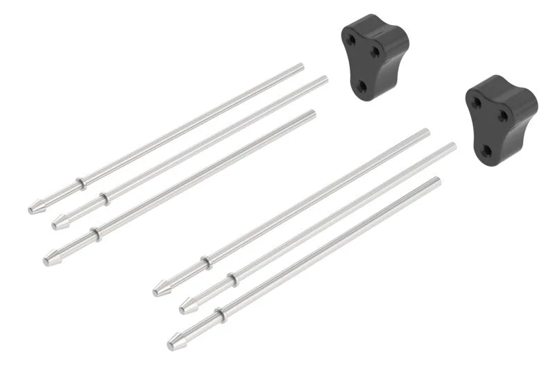 Borla Hanger & Isolator Kit - 6 Hanger Rods & 2 Rubber Isolators - Main Product View