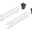 Load image into Gallery viewer, Borla Hanger &amp; Isolator Kit - 6 Hanger Rods &amp; 2 Rubber Isolators - Side View