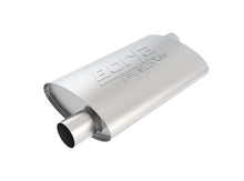 Load image into Gallery viewer, Borla Pro-XS 2.25in Tubing 14in x 4in x 9.5in Oval Offset/Offset Muffler - Side View