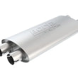 Load image into Gallery viewer, Borla Pro-XS 2.25in Tubing 19in x 4in x 9.5in Oval Notched Dual In / Dual Out Muffler - Main Product View