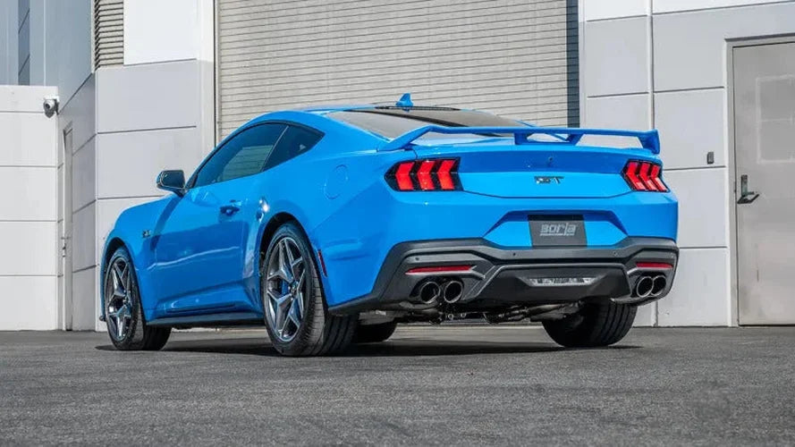 Borla Replacement H-Pipe fits 2018-2025 Ford Mustang GT / 2024-2025 Ford Mustang Dark Horse - Side View