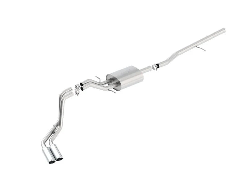 Borla S-Type Cat-Back 14 Sierra 1500 Ext. Cab Stnd Bed/CC Short Bed 143.5in WB Side Exit Exhaust - Main Product View