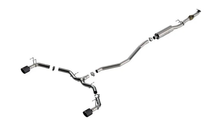 Borla 2023 Integra/22-23 Civic Si 1.5L 4 CYL. MT FWD 4DR 2.50in S-Type Catback Exhaust Carbon Fiber - Main Product View