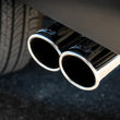 Load image into Gallery viewer, Borla 22-23 Ford Maverick 2.0L 4 CYL. AT AWD 4DR S-type Exhaust Chrome - Detail View