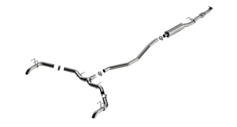 Borla 22-23 Honda Civic EX/Touring 1.5L 4 CYL. AT FWD 4DR S-type Exhaust - Side View