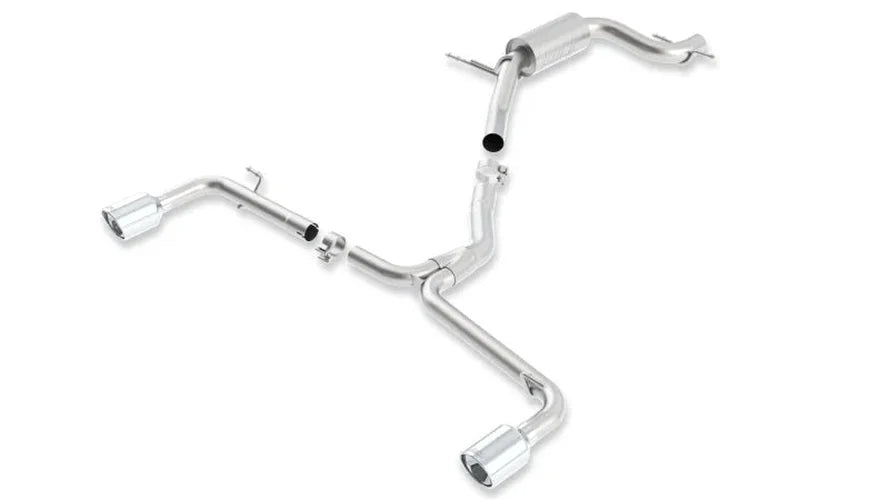 Borla 12-14 Volkswagen Bettle Turbo Hatchback 2.0L 4cyl SS Catback Exhaust - Side View