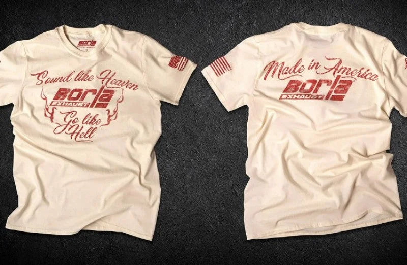 Borla Sound Like Heaven Go Like Hell T-Shirt Small - Side View