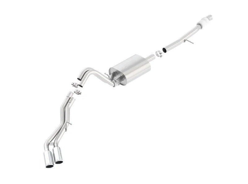 Borla Touring Cat Back 15-16 Chevy Suburban 5.3L V8 2.75in, 2.25in Dual Same Side Exit 4in Tips - Main Product View