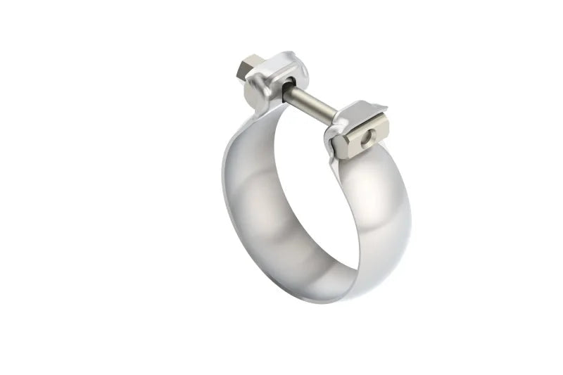 Borla Universal 2.75in (70mm) Stainless Steel Half Moon Clamp - Side View