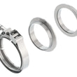 Load image into Gallery viewer, Borla Universal 3in Stainless Steel 3pc V-Band Clamp w/ Male and Female Flanges - Main Product View