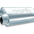 Load image into Gallery viewer, Borla Universal Oval Transverse Single 3in Inlet/2.5in Outlet 19in x 10.25in x 5.5in Turbo Muffler - Main Product View