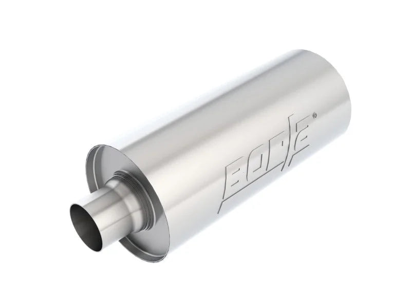 Borla Universal Performance 2.5in Inlet/Outlet Stainless Racing Muffler - Main Product View