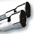 Load image into Gallery viewer, Borla Universal Polished Tip Dual Round Rolled Angle-Cut (inlet 2in. Outlet 3in) *NO Returns* - Main Product View