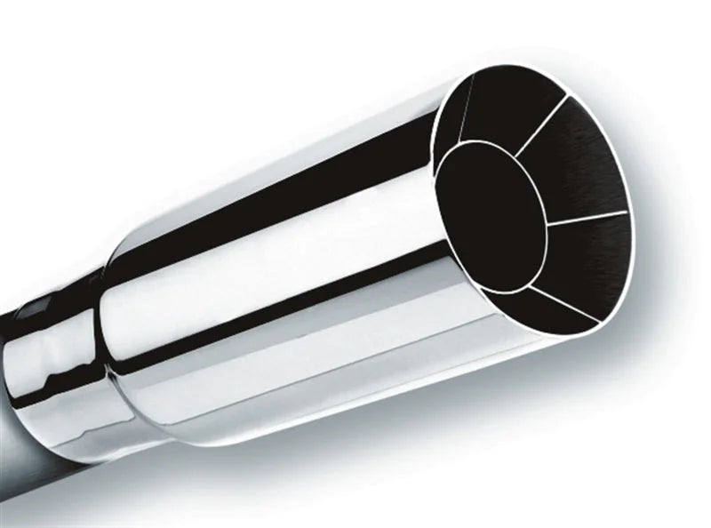Borla Universal Polished Tip Single Round Intercooled (inlet 2 1/2in. Outlet 2 1/2in) - Main Product View