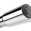 Load image into Gallery viewer, Borla Universal Polished Tip Single Round Intercooled (inlet 2in. Outlet 2 1/2in) - Side View