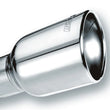 Load image into Gallery viewer, Borla Universal Polished Tip Single Round Rolled Angle-Cut w/Clamp (inlet 2 1/2in. Outlet 4 x 4in) * - Main Product View