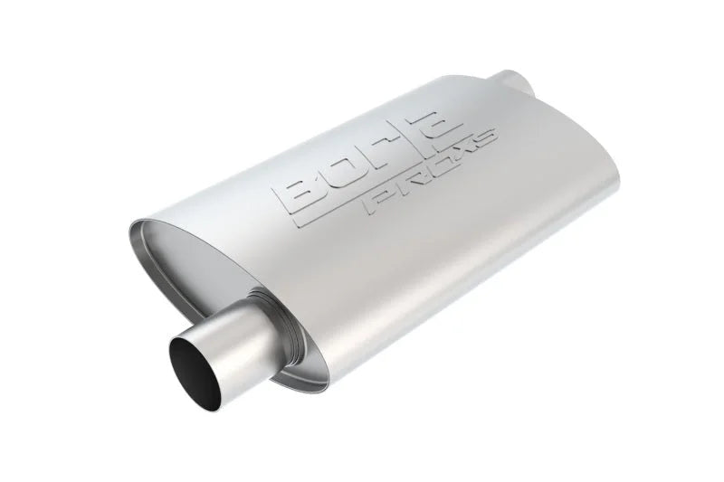 Borla Universal Pro-XS 3in Inlet//Outlet Offset/Offset 14x9 1/2 x 4 Muffler - Main Product View