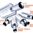 Load image into Gallery viewer, Borla Wailtail Oval 2-1/4in x 5in Side Round Out Boomer Muffler - Main Product View