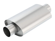 Load image into Gallery viewer, Borla XR-1 Multi-Core 3in Ctr-Ctr Oval 12in x 4.25in x 7.88in Rotary Engine Equipped Racing Muffler - Side View